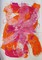 Astrid Sohn, Acrylfarbe,Bewegung, pink, orange, Hitze, Leidenschaft, schwarze Linien